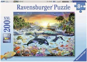 Puzzles de orcas - Puzzle de orcas en la naturaleza de 200 piezas