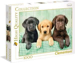 Puzzles de perros - Puzzle de 3 perros labradores de 1000 piezas