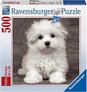 Puzzles de perros - Puzzle de cachorro maltés de 500 piezas