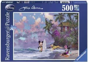 Puzzles de surf - Puzzle de surf de Mickey mouse de 500 piezas