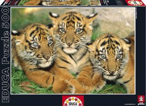 Puzzles de tigres - Puzzle de crÃ­as de tigres de 500 piezas