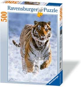 Puzzles de tigres - Puzzle de tigre en el agua de 500 piezas