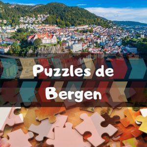 Los mejores puzzles de Bergen en Noruega - Puzzles de la ciudad de Bergen