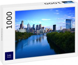 Los mejores puzzles de Filadelfia en EEUU - Puzzle de 1000 piezas del Río Schuylkill a través de Filadelfia 2