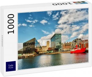 Los mejores puzzles de Liverpool en Inglaterra - Puzzle de 1000 piezas de Lais del puerto de Liverpool 2