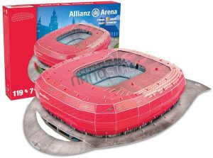 Los mejores puzzles de MÃºnich - Puzzle de Estadio Allianz Arena del Bayern de MÃºnich en 3D