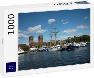 Los mejores puzzles de Oslo - Puzzle de 1000 piezas de Lais de barcos de Oslo