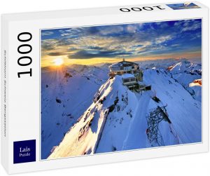 Los mejores puzzles de Suiza - Puzzle de 1000 piezas del Schilthorn, estación de montaña de Suiza de Lais