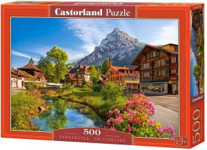 Los mejores puzzles de Suiza - Puzzle de 500 piezas de Kandersteg de Suiza de Lais