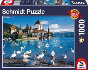 Los mejores puzzles de cisnes - Puzzle de 1000 piezas de Schmidt de lago de cisnes