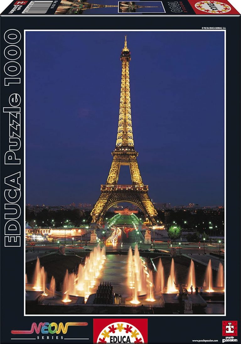 Lais Puzzle Parigi Torre Eiffel 1000 Pezzi – Panorama Cittadino Per Adulti E Bambini, Sfida Relax