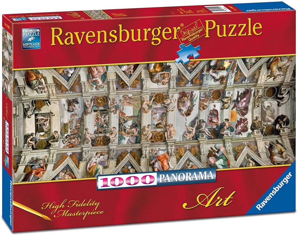 Puzzle Ravensburger De 1000 Piezas: Capilla Sixtina, Ideal Para Enmarcar Y Decorar