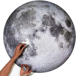 Los mejores puzzles de la luna - Puzzle circular de 1000 piezas de la Luna