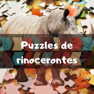Los mejores puzzles de rinocerontes