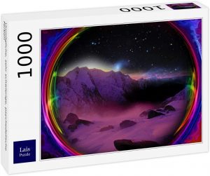 Los mejores puzzles del Arco Iris de colores - Arcoiris - Puzzle de 1000 piezas del Arcoiris espacial