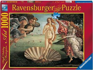 Los mejores puzzles del Nacimiento de Venus - Puzzle de 1000 piezas del Nacimiento de Venus de Sandro Botticelli de Ravensburger