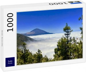 Los mejores puzzles del Teide en Tenerife en las islas Canarias - Puzzle de 1000 piezas de Lais del Teide con un mar de nubes