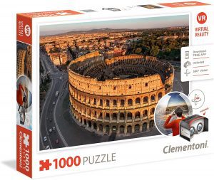 Los mejores puzzles del coliseo de Roma - Puzzle de 1000 piezas del coliseo de Roma de Clementoni con VR