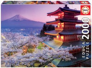 Los mejores puzzles del monte Fuji en Japón - Puzzle de 2000 piezas del Monte Fuji de Educa