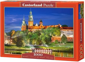 Puzzle de Castillo de Wavel de Cracovia de 1000 piezas de Castorland - Los mejores puzzles de Cracovia en Polonia - Puzzles de ciudades del mundo
