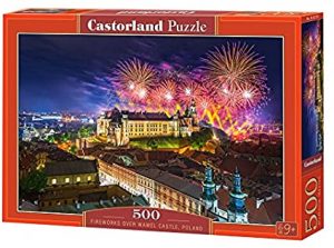 Puzzle de Castillo de Wawel de Cracovia de 500 piezas de Castorland - Los mejores puzzles de Cracovia en Polonia - Puzzles de ciudades del mundo