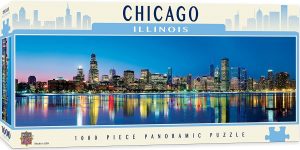 Puzzle de Chicago de 1000 piezas de Master Piece - Los mejores puzzles de ciudades de EEUU - Puzzle de Chicago