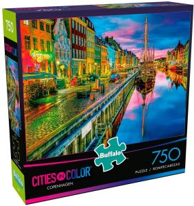 Puzzle de Copenhague de Dinamarca de 1000 piezas de Buffalo - Los mejores puzzles de Copenhaguen en Dinamarca - Puzzles de ciudades del mundo