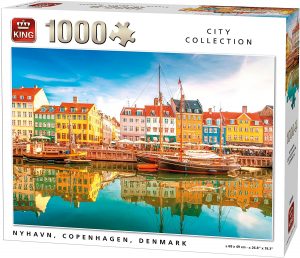 Puzzle de Copenhaguen de Dinamarca de 1000 piezas de Castorland - Los mejores puzzles de Copenhaguen en Dinamarca - Puzzles de ciudades del mundo