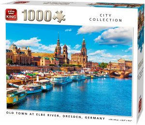 Puzzle de Dresde de Alemania de 1000 piezas de King - Los mejores puzzles de Drede de Alemania - Puzzles de ciudades del mundo