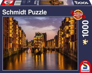Puzzle de Hamburgo de Alemania de 1000 piezas de Schmidt - Los mejores puzzles de Hamburgo de Alemania - Puzzles de ciudades del mundo