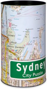 Puzzle de Mapa de Sídney de 1000 piezas de Trefl - Los mejores puzzles de ciudades - Puzzle de Sídney