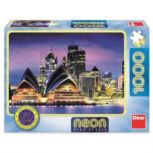 Puzzle de Ópera de Sydney de noche de 1000 piezas de Dino - Los mejores puzzles de Sydney