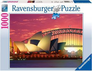 Puzzle de Ópera de Sydney de noche de 1000 piezas de Ravensburger - Los mejores puzzles de Sydney