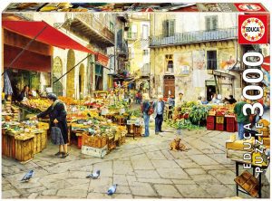 Puzzle de Palermo de 3000 piezas de Educa - Los mejores puzzles de Palermo en Italia - Puzzles de ciudades del mundo