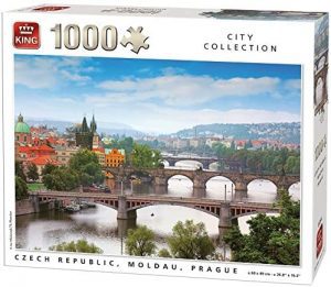 Puzzle de Praga de 1000 piezas de King - Los mejores puzzles de Praga de la RepÃºblica Checa - Puzzles de ciudades del mundo