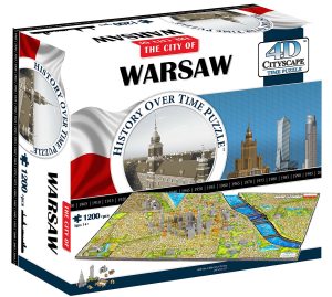 Puzzle de Varsovia en 4D - Los mejores puzzles de Varsovia - Puzzles de ciudades del mundo