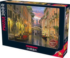Puzzle de Venecia de 3000 piezas de Anatolian - Los mejores puzzles de Venecia en Italia - Puzzles de ciudades del mundo