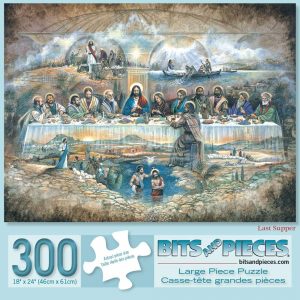 Puzzle de la Última Cena de 300 piezas - Los mejores puzzles de obras de arte