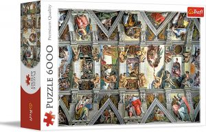 Puzzle de la Capilla Sixtina de 6000 piezas de Trefl - Los mejores puzzles de Capilla Sixtina - Puzzles de historia