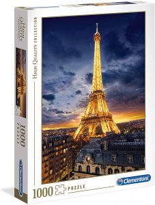 Puzzle de la torre Eiffel de París de 1000 piezas de Clementoni - Los mejores puzzles de París - Puzzles de la Torre Eiffel