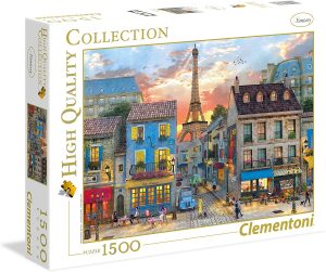 Puzzle de la torre Eiffel de París de 1500 piezas de Clementoni - Los mejores puzzles de París - Puzzles de la Torre Eiffel