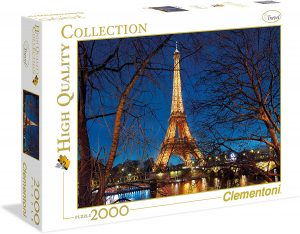 Puzzle de la torre Eiffel de París de 2000 piezas de Clementoni - Los mejores puzzles de París - Puzzles de la Torre Eiffel