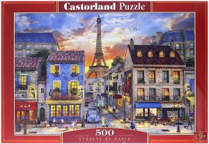Puzzle de la torre Eiffel de París de 500 piezas de Castorland - Los mejores puzzles de París - Puzzles de la Torre Eiffel