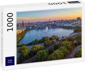Puzzle de lago en Hamburgo de 1000 piezas de Lais - Los mejores puzzles de Hamburgo