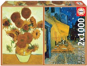 Puzzle de los Girasoles de 2x1000 piezas de Educa - Los mejores puzzles de los Girasoles - Puzzles de Van Gogh