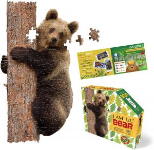 Puzzle de oso pardo de 100 piezas de Madd - Los mejores puzzles de osos pardos - Puzzles de osos