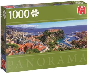 Puzzle de panorama de Monaco de 1000 piezas de Jumbo - Los mejores puzzles de M贸naco - Puzzles de ciudades del mundo