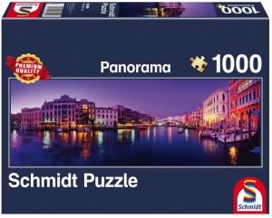 Puzzle de panorama del Gran Canal de Venecia de 1000 piezas de Schmidt - Los mejores puzzles de Venecia en Italia - Puzzles de ciudades del mundo