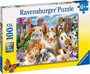 Puzzle de selfie de conejos de Ravensburger de 100 piezas - Los mejores puzzles de conejos