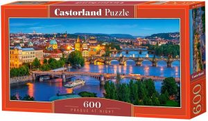 Puzzle de vistas de Praga de 600 piezas de Castorland - Los mejores puzzles de Praga de la República Checa - Puzzles de ciudades del mundo